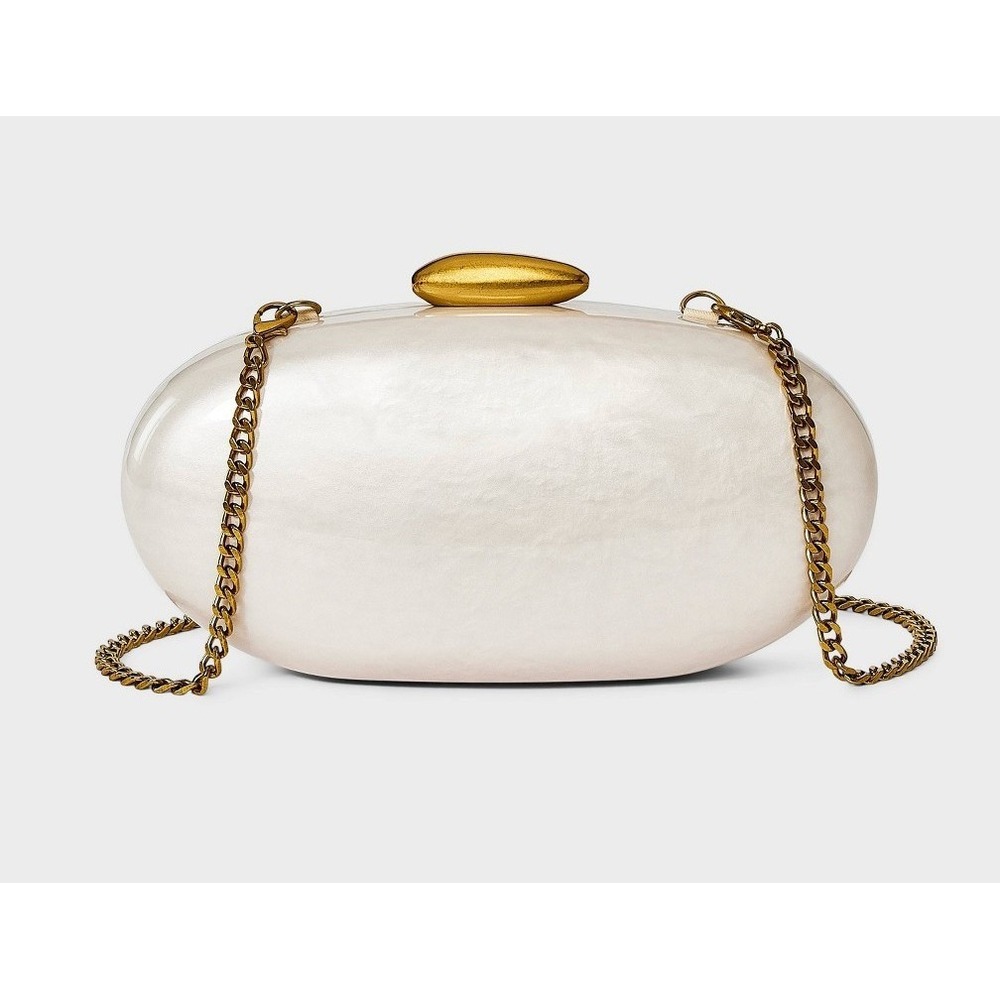 Organic Minaudiere Clutch - A New Day™ Pearl